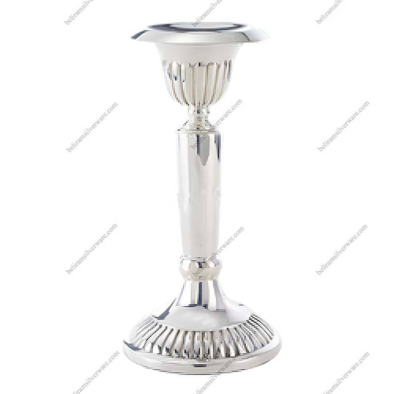 Minimalist Silver Candlestick