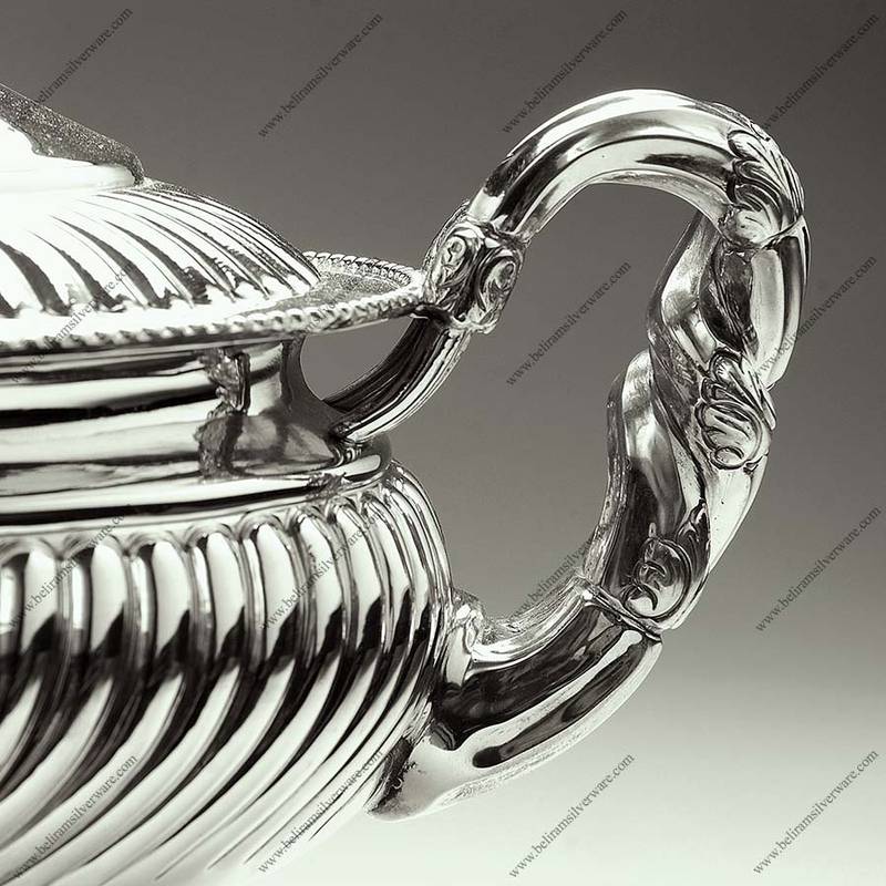 Queen Anne Silver Handi With Serving Dish