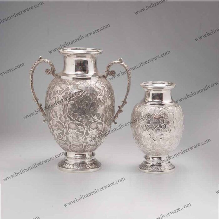 工芸品 belirams Antique Silver Plated Antique Art - BELIRAMS SILVER GIFTS