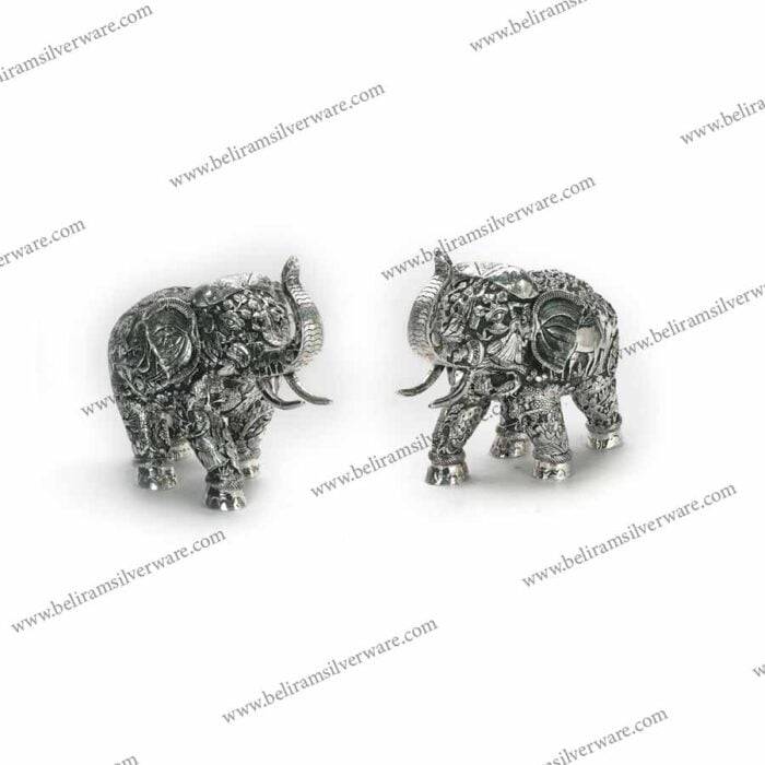 Antique Train Silver Centerpiece - Beliram Silverware