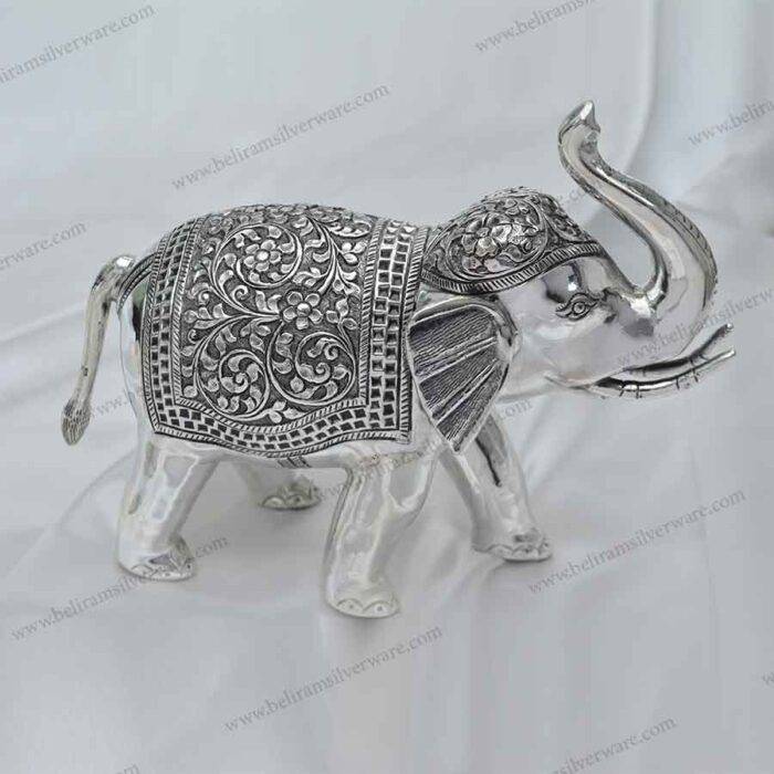 Antique Train Silver Centerpiece - Beliram Silverware