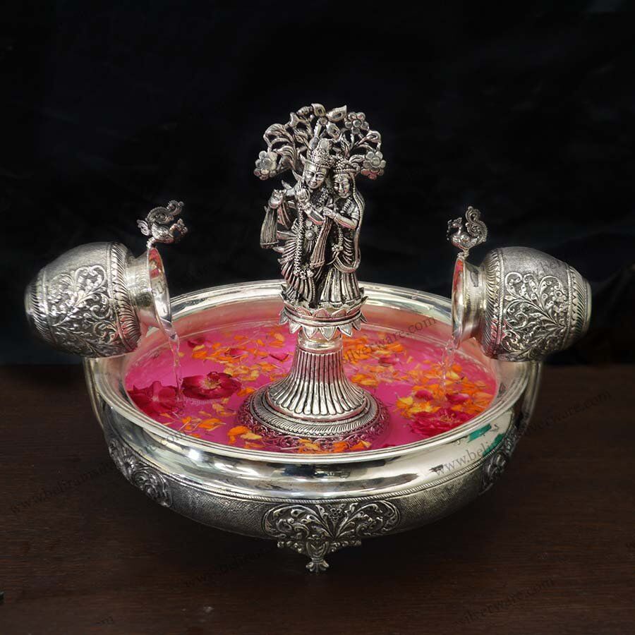 工芸品 belirams Antique Silver Plated Antique Art - BELIRAMS
