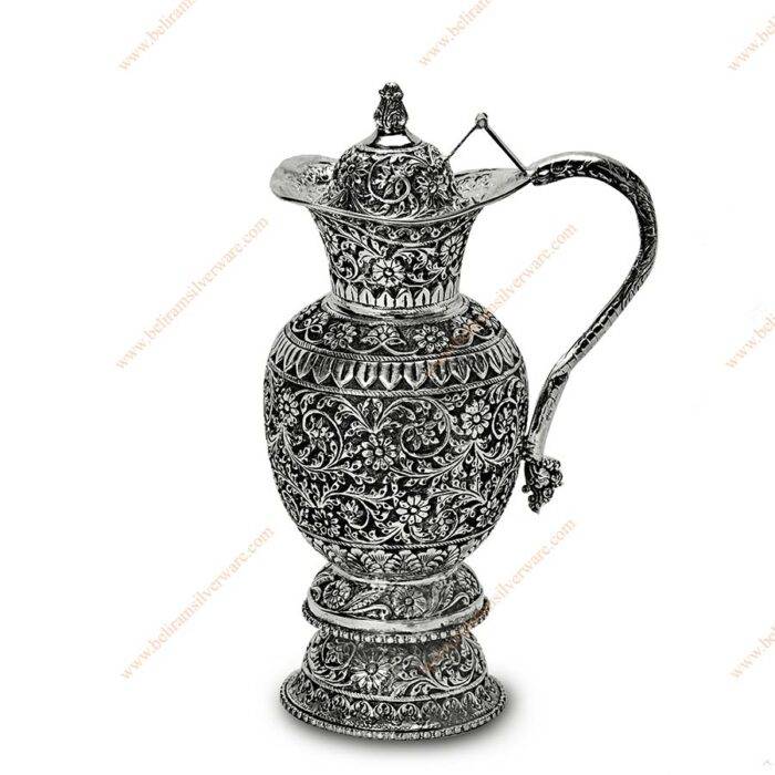 Textured Modern Silver Jug Set - Beliram Silverware