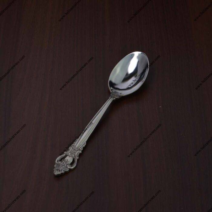 Nakshi Cutwork Handle Silver Spoon