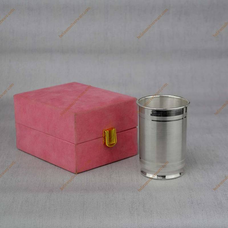 Dull Polish Silver Glass