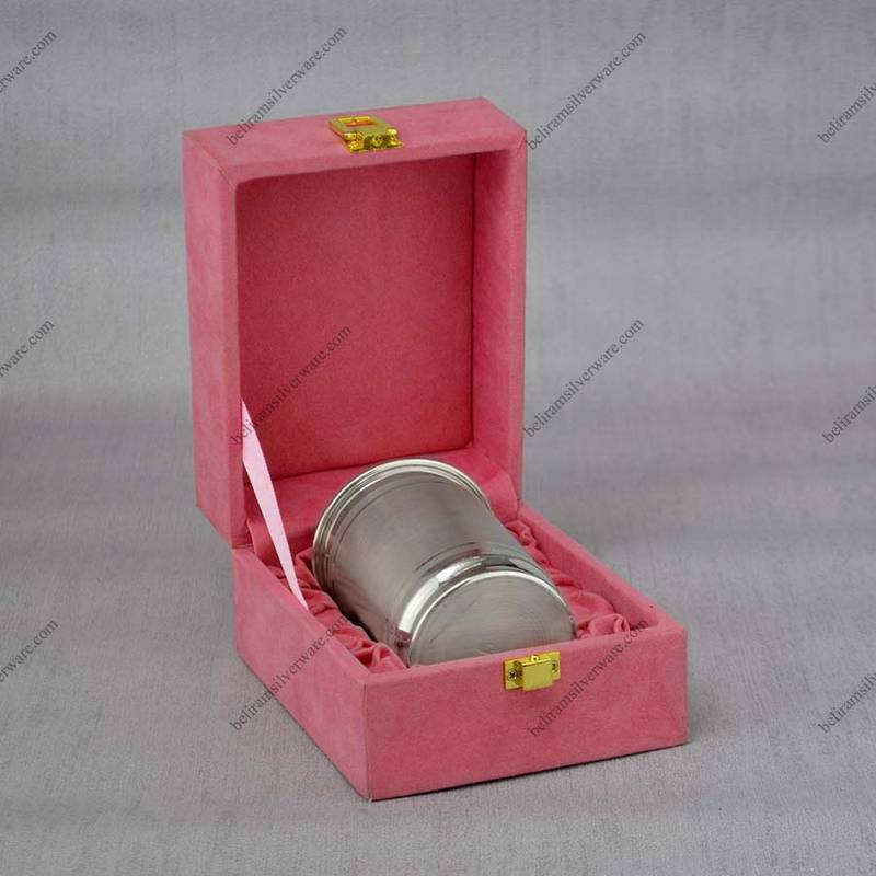 Dull Polish Silver Glass